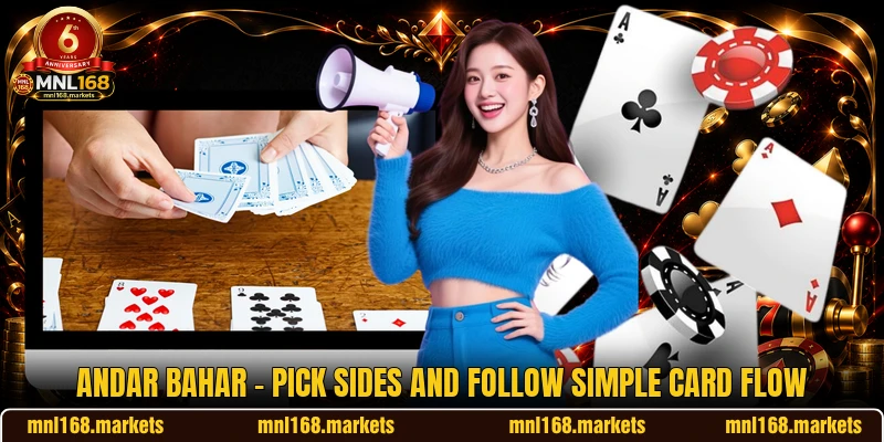 Andar Bahar - Pick Sides And Follow Simple Card Flow