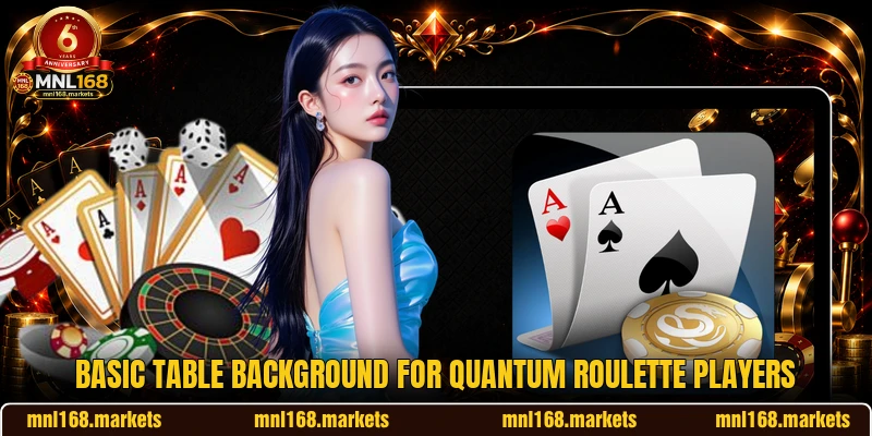Basic table background for Quantum Roulette players Basic table background for Quantum Roulette players