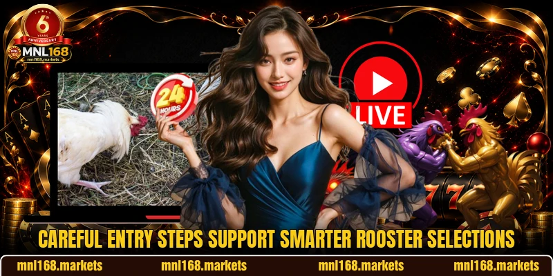 Careful entry steps support smarter rooster selections Careful entry steps support smarter rooster selections