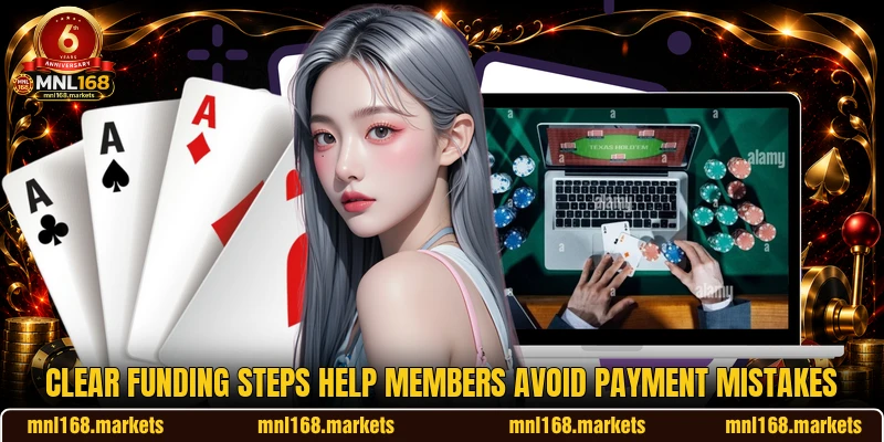 Clear funding steps help members avoid payment mistakes Clear funding steps help members avoid payment mistakes