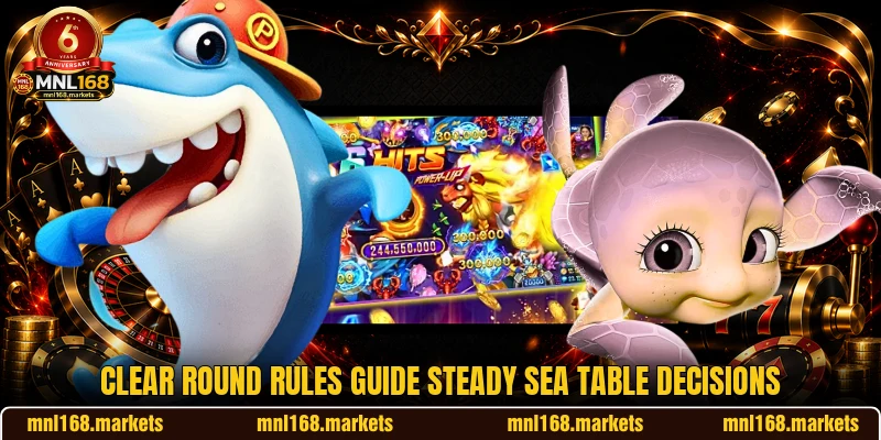 Clear round rules guide steady sea table decisions Clear round rules guide steady sea table decisions