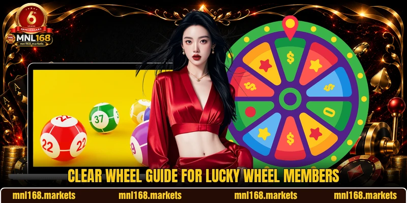 Clear wheel guide for Lucky Wheel members
