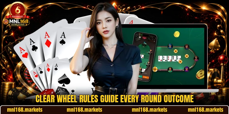 Clear wheel rules guide every round outcome Clear wheel rules guide every round outcome
