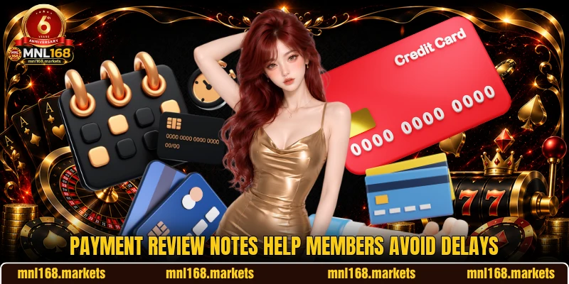 Payment review notes help members avoid delays Payment review notes help members avoid delays