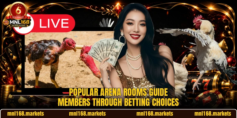 Popular arena rooms guide members through betting choices Popular arena rooms guide members through betting choices