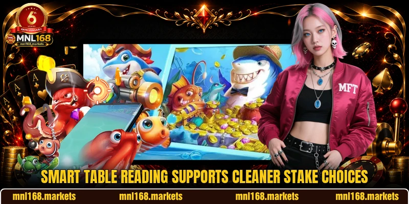 Smart table reading supports cleaner stake choices Smart table reading supports cleaner stake choices